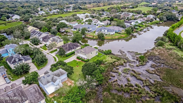 644 Sun Down Cir, Saint Augustine, FL 32080 - aerial view of property and surrounding area featuring a nearby body of water and nearby suburban area