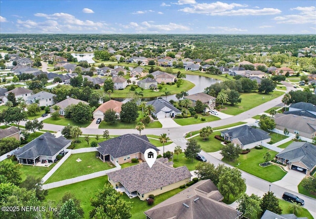 3504 Garibaldi Way, Saint Augustine, FL 32092 - aerial view of residential area with a nearby body of water