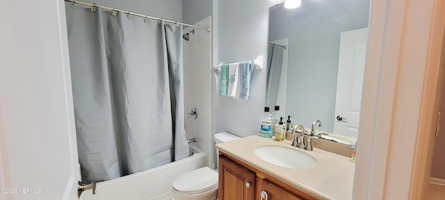 308 Winding Oak Way, Saint Augustine, FL 32084 - bathroom featuring vanity and shower / bath combination with curtain