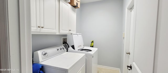 308 Winding Oak Way, Saint Augustine, FL 32084 - laundry room with washer and dryer and cabinet space
