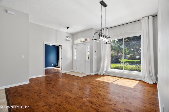 429 N Bridgestone Ave, Saint Johns, FL 32259 - foyer with wood finished floors and a chandelier