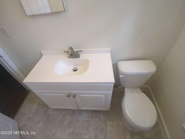3136 Post St, Jacksonville, FL 32205 - half bath with vanity and toilet