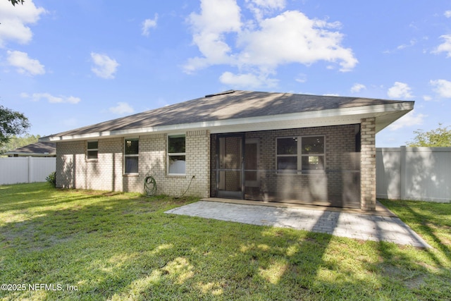 78262 Saddle Rock Rd, Yulee, FL 32097 - back of property with brick siding