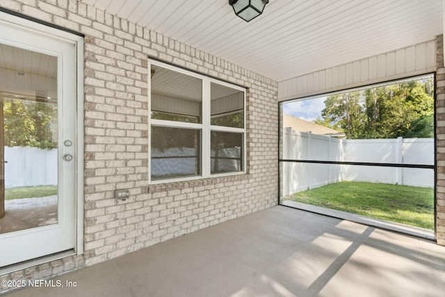 78262 Saddle Rock Rd, Yulee, FL 32097 - view of unfurnished sunroom