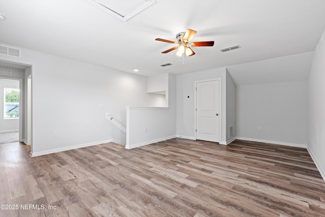 82 Birchfield Ln, Saint Augustine, FL 32092 - additional living space featuring wood finished floors and a ceiling fan