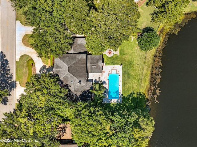 8483 Stables Rd, Jacksonville, FL 32256 - drone / aerial view of a pool area