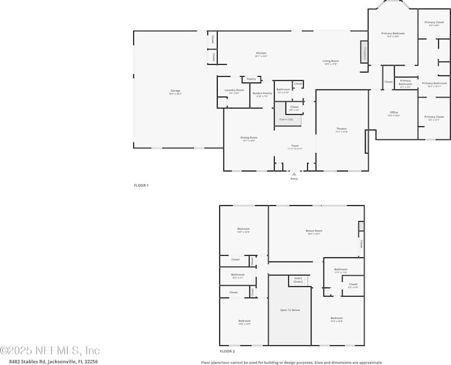 8483 Stables Rd, Jacksonville, FL 32256 - view of property floor plan
