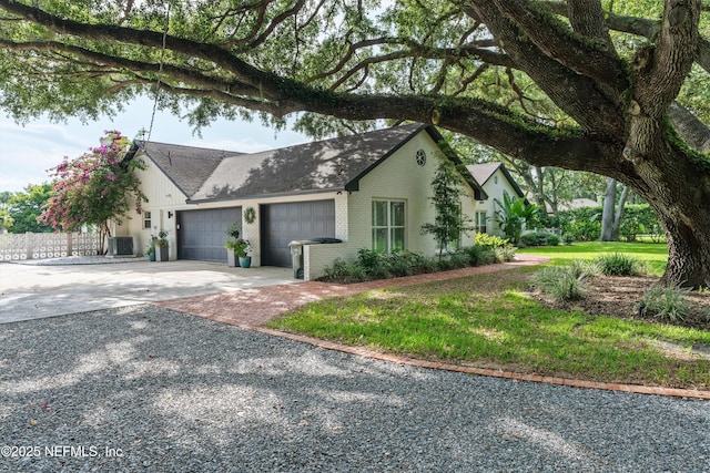 1786 Selva Marina Dr, Atlantic Beach, FL 32233 - view of front of property featuring an attached garage, driveway, brick siding, and roof with shingles