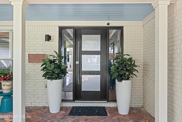 1786 Selva Marina Dr, Atlantic Beach, FL 32233 - property entrance featuring brick siding