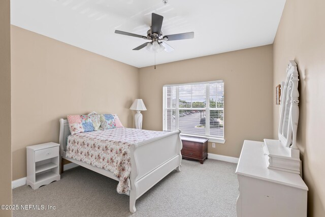160 Legendary Dr Unit 204, Saint Augustine, FL 32092 - bedroom with light carpet and ceiling fan