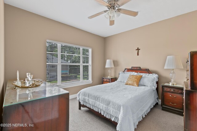 160 Legendary Dr Unit 204, Saint Augustine, FL 32092 - bedroom with carpet flooring and a ceiling fan