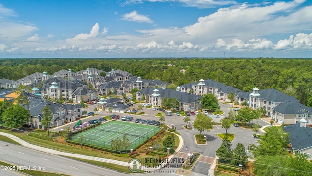 160 Legendary Dr Unit 204, Saint Augustine, FL 32092 - aerial view of residential area with a heavily wooded area