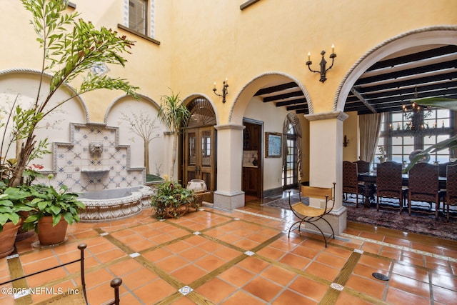 1185 Ponte Vedra Blvd, Ponte Vedra Beach, FL 32082 - view of patio / terrace featuring french doors