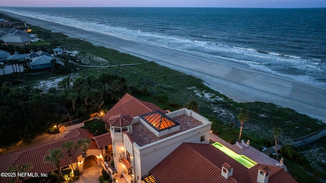 1185 Ponte Vedra Blvd, Ponte Vedra Beach, FL 32082 - aerial view at dusk of view of water and beach