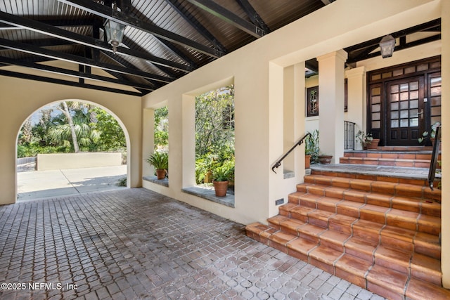 1185 Ponte Vedra Blvd, Ponte Vedra Beach, FL 32082 - view of patio / terrace featuring ceiling fan