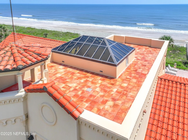 1185 Ponte Vedra Blvd, Ponte Vedra Beach, FL 32082 - view of patio / terrace featuring view of water and beach