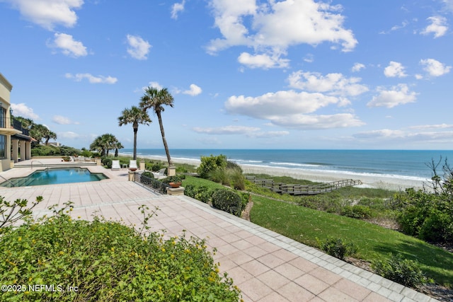1185 Ponte Vedra Blvd, Ponte Vedra Beach, FL 32082 - swimming pool featuring a patio and view of water and beach
