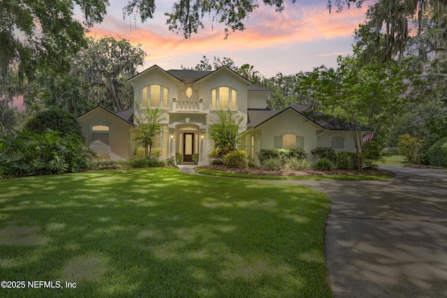 312 Bartram Trl, Saint Johns, FL 32259 - mediterranean / spanish home with stucco siding and a front yard