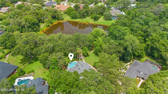312 Bartram Trl, Saint Johns, FL 32259 - aerial perspective of suburban area with a nearby body of water