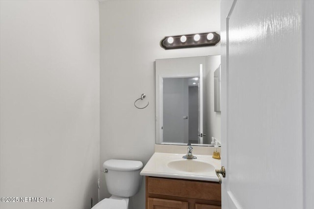 336 Edge Of Woods Rd, Saint Augustine, FL 32092 - half bath with vanity and toilet
