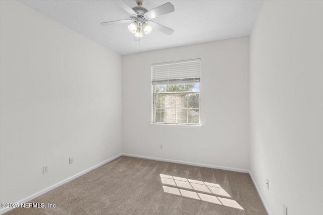 336 Edge Of Woods Rd, Saint Augustine, FL 32092 - carpeted spare room with a ceiling fan and baseboards