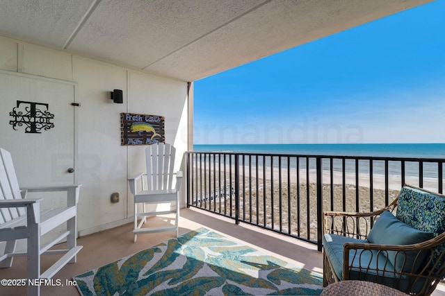 3350 S Fletcher Ave Unit C5, Fernandina Beach, FL 32034 - balcony featuring view of water and beach