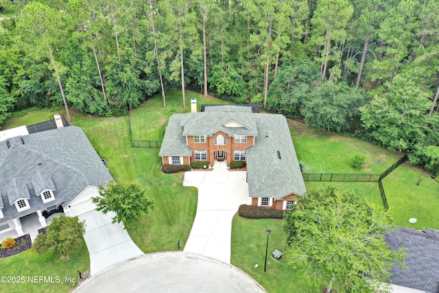 2502 Willow Creek Dr, Fleming Island, FL 32003 - view of subject property with a heavily wooded area
