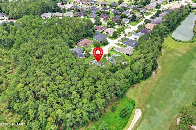 2502 Willow Creek Dr, Fleming Island, FL 32003 - aerial overview of property's location with nearby suburban area
