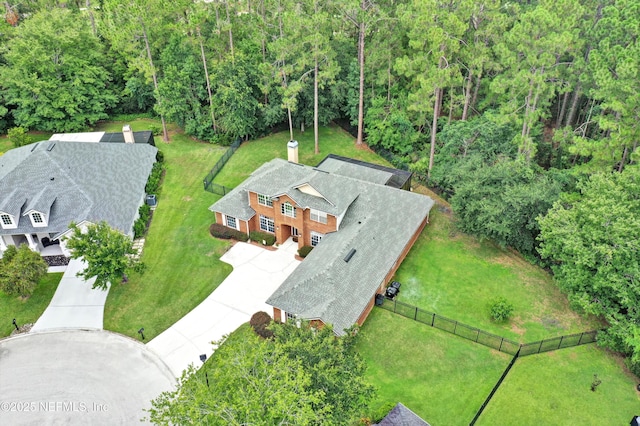 2502 Willow Creek Dr, Fleming Island, FL 32003 - view from above of property featuring a heavily wooded area