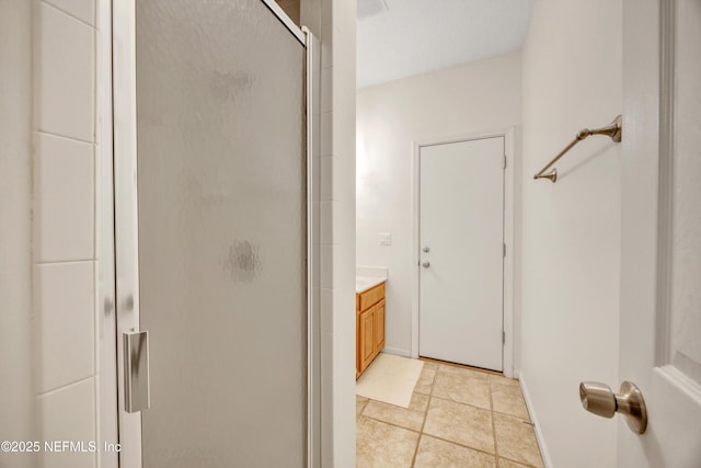 2502 Willow Creek Dr, Fleming Island, FL 32003 - full bath featuring a stall shower and vanity