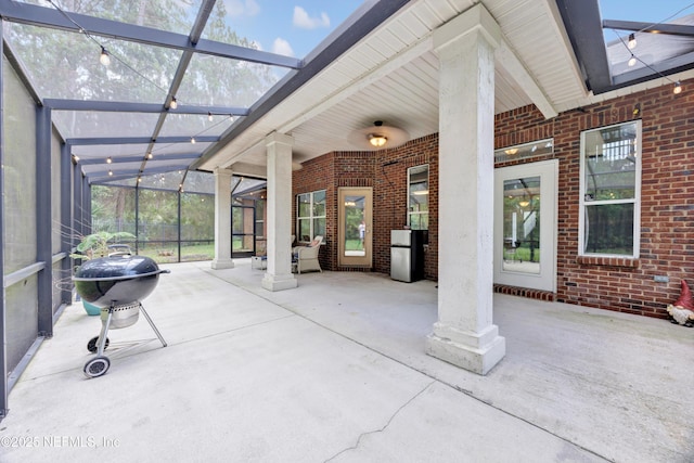 2502 Willow Creek Dr, Fleming Island, FL 32003 - view of unfurnished sunroom