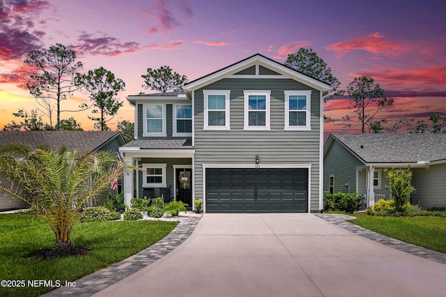 133 Wambaw Dr, Saint Johns, FL 32259 - traditional home featuring driveway, a garage, and a front yard
