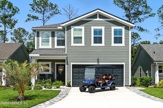 133 Wambaw Dr, Saint Johns, FL 32259 - view of front of house featuring driveway, a garage, and roof with shingles