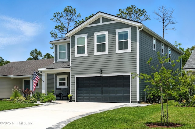 133 Wambaw Dr, Saint Johns, FL 32259 - traditional-style house with a garage, a front yard, and concrete driveway