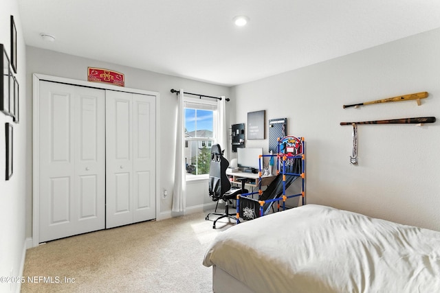 133 Wambaw Dr, Saint Johns, FL 32259 - bedroom featuring carpet floors and a closet