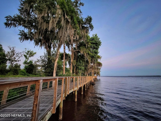 133 Wambaw Dr, Saint Johns, FL 32259 - dock area featuring a water view