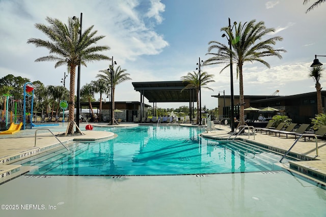133 Wambaw Dr, Saint Johns, FL 32259 - community pool featuring a patio