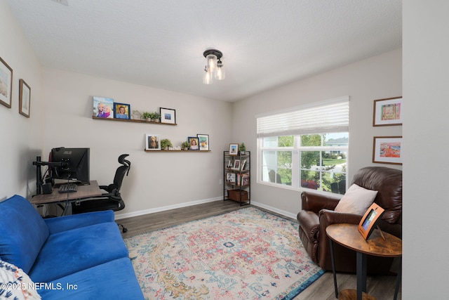 65 Birchfield Ln, Saint Augustine, FL 32092 - home office featuring wood finished floors and baseboards