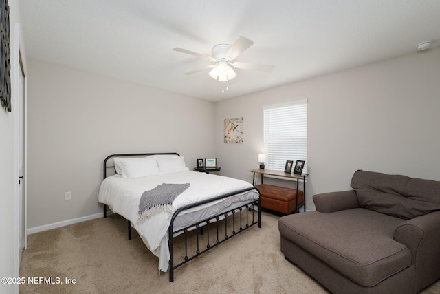 65 Birchfield Ln, Saint Augustine, FL 32092 - bedroom with light carpet and ceiling fan