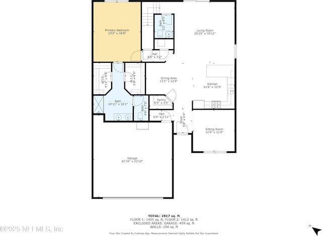 65 Birchfield Ln, Saint Augustine, FL 32092 - view of home floor plan