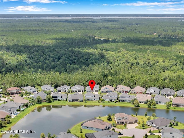 246 Glenneyre Cir, Saint Augustine, FL 32092 - aerial view of residential area featuring a nearby body of water