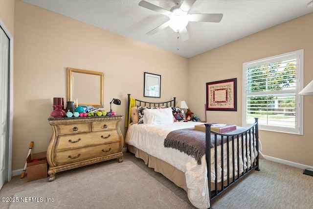141 Mediterra Ave, Ponte Vedra, FL 32081 - bedroom featuring light carpet and a ceiling fan