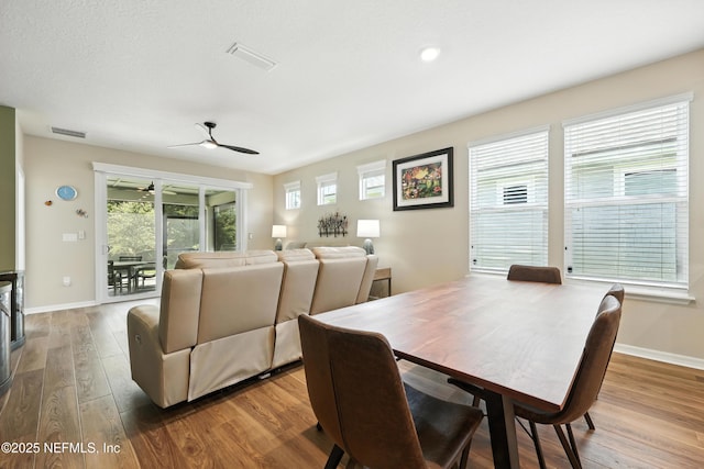 129 Oyster Shell Ter, Ponte Vedra, FL 32081 - dining room featuring ceiling fan and wood finished floors