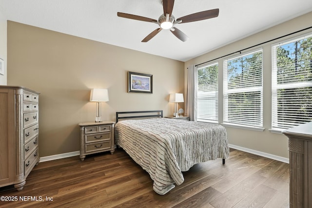 129 Oyster Shell Ter, Ponte Vedra, FL 32081 - bedroom featuring dark wood-type flooring and a ceiling fan