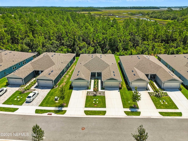 129 Oyster Shell Ter, Ponte Vedra, FL 32081 - aerial perspective of suburban area with a forest