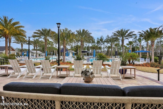 129 Oyster Shell Ter, Ponte Vedra, FL 32081 - view of patio / terrace with a community pool