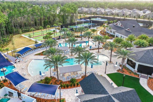 129 Oyster Shell Ter, Ponte Vedra, FL 32081 - bird's eye view of a pool