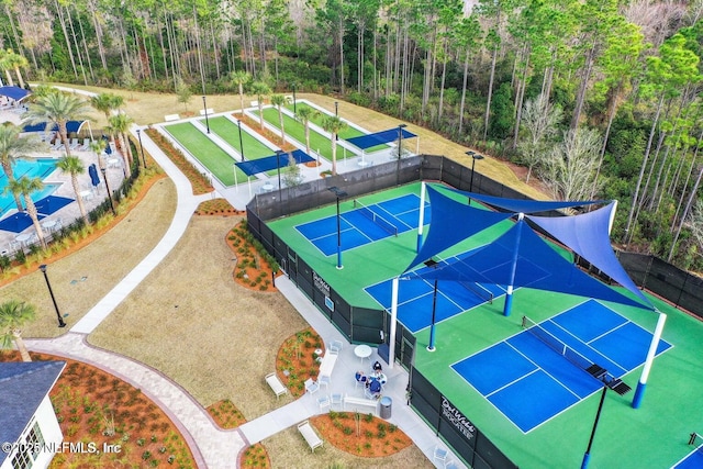 129 Oyster Shell Ter, Ponte Vedra, FL 32081 - aerial view of a heavily wooded area