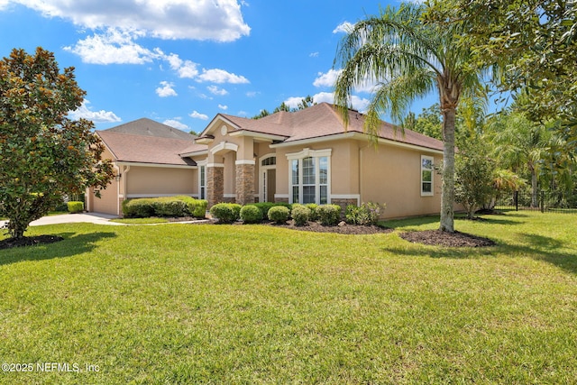 100 Cummer Way, Saint Augustine, FL 32095 - mediterranean / spanish house featuring stucco siding and stone siding