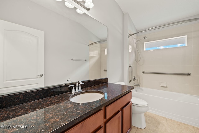 100 Cummer Way, Saint Augustine, FL 32095 - full bath with washtub / shower combination, vanity, and tile patterned floors